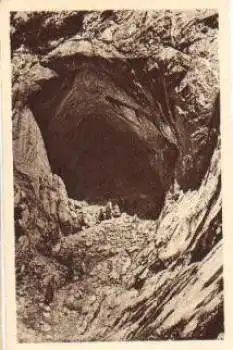 Eisriesenwelt Höhle Tennengebirge Höhleneingang mit Führung * ca. 1930