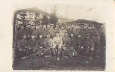 Deutsche Soldaten Militär 1. WK.  Echtfoto * ca.1915