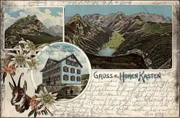 Hohen Kasten Schweiz Litho o 11.7.1901
