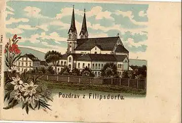 Filipsdorf Filipov Philippsdorf Farblitho o 31.5.1941