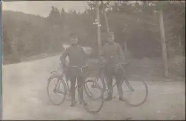 Militärfahrradfahrer, 1. WK., Echtfoto * ca.1915