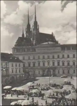 Brünn Markt und Rathaus o 19.9.1959