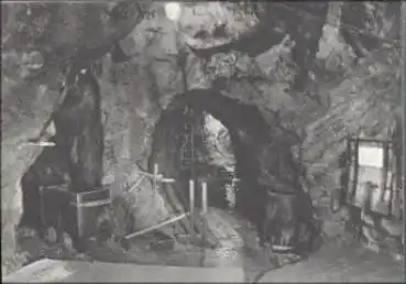 Bergbau Lehr- und Schaubergwerk Alter Bergbau Altes Bergmannsgezähe gebr. ca. 1970