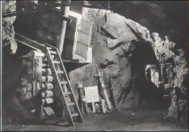 Bergbau, Lehr- u. Schaubergwerk Rolle mit Fahrung, o ca. 1970