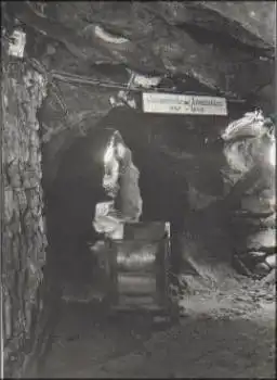 Bergbau Lehr- und Schaubergwerk Herkules-Frisch-Glück Untersuchungsort o ca. 1970