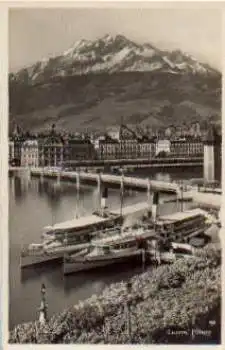 Luzern Motorschiff "Pilatus" o 10.6.1936