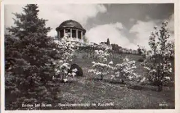 Baden bei Wien Beethoventempel im Kurpark o 9.5.1941