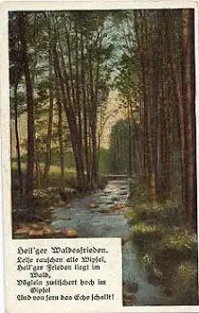 Heiliger Waldesfrieden  * ca. 1920