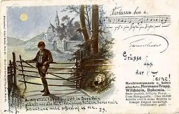 Verlassen bin i Mondscheinkarte o 12.4.1920