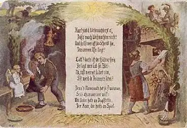 Weihnachten Künstlerkarte R. K., * ca. 1930