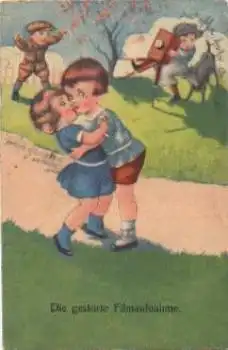 Fotoapparat Camera Humorkarte mit Ziege o 27.7.1928