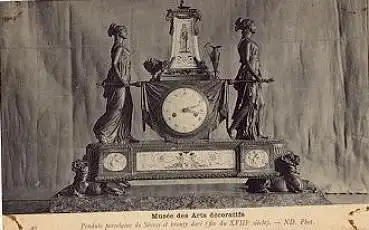Uhr als Sänfte  ca.1910