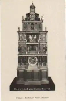 Goslarer Kunst-Uhr Bildhauer Herm. Wecken  *ca. 1940