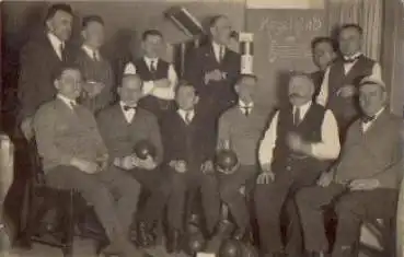 Kegelklub Echtfoto *ca. 1920