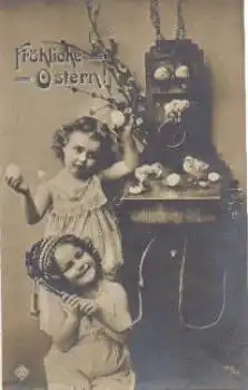 Telefon Mädchen, Küken  o 24.3.1913