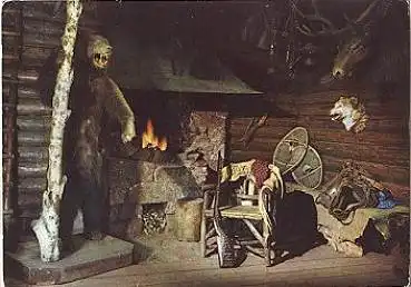 Indianer-Museum Radebeul der Karl-May-Stiftung Bär Blockhütte  *ca.1980