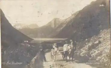 Öre Söndmör Pferdekutsche Norwegen Echtfoto o 1911