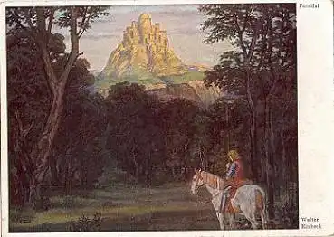 Parsifal, Künstlerkarte W. Einbeck, gebr. 1935