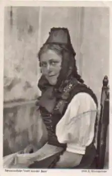 Schwarzwald Tracht aus der Baar o 1936