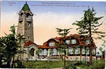 Schwarzbrunnwarte Gablonz an der Neiße o ca. 1930