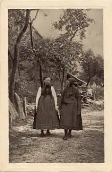 Alte und neue Tracht in Steiermark * ca. 1920