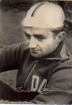 Bernhard Eckstein Radrennfahrer Autogramm k. AK.   ca. 1960