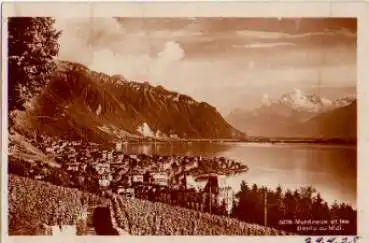 Montreux zur Mittagszeit o 29.9.1928