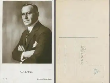 Max Landa, Bildnis von A. Binder K217