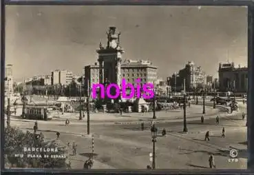 Barcelona - Plaza de Espana o 28.2.1958