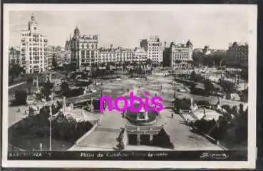 Barcelona - Plaza de Cataluna o 3.1.1952