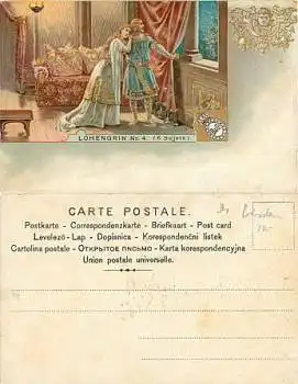 Richard Wagner Lohengrin Nr.4 Litho *ca. 1900