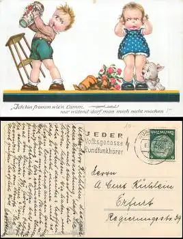 Kinder im Ehekrach  Wut o 1938