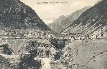 Goeschenen mit Dammagletscher, * ca. 1910
