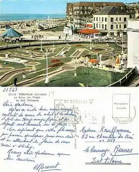 Trouville (Calvados) Minigolf gebr. 23.7.1963