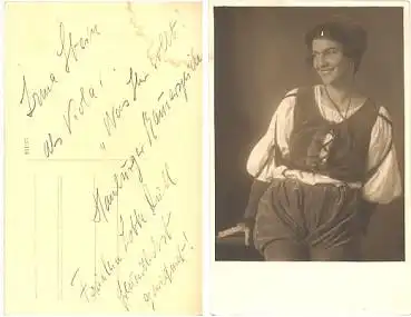 Irma Stein als Viola in "Was Ihr wollt" Hamburg original Autogramm
