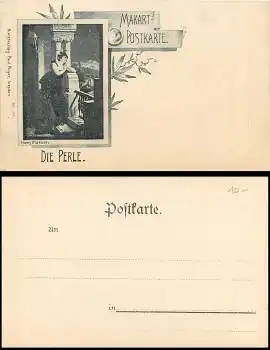 Makart Postkarte 38 Die Perle Jugendstil Verlag Paul Bayer * ca.1900