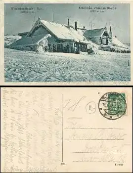 Riesengebirge Wossecker Baude o 11.4.1923