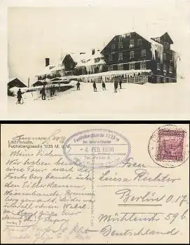 Riesengebirge Fuchsbergbaude o 4.2.1930