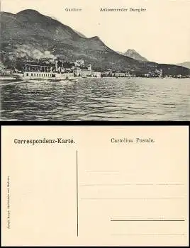 Gardone Dampfer  ca.1920