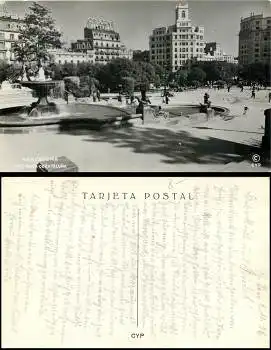 Barcelona Placa de Cataluna gebr. 1956
