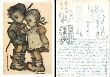 Hansl und Gretl Hummel-Karte Nr.206 o 11.11.1960
