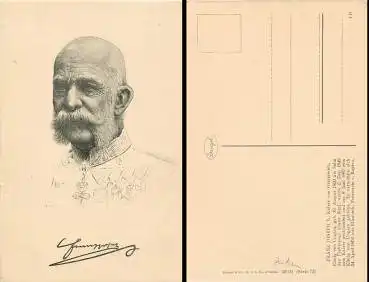 Oesterreich Kaiser Franz Josef I. ca.1905 Stengel Verlag Nr. 49030 Serie 73