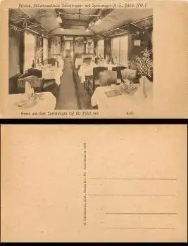 Mitropa Speisewagen innenansicht  *ca. 1920