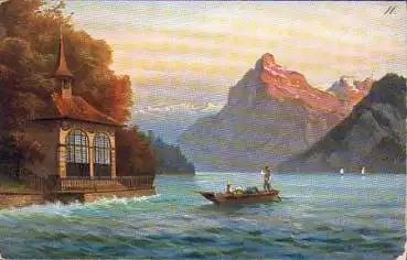 Sisikon Vierwaldstätter See, Tellskappelle * ca. 1910