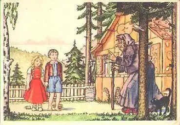 Märchen Hänsel und Gretel (Hexe)  * ca. 1960