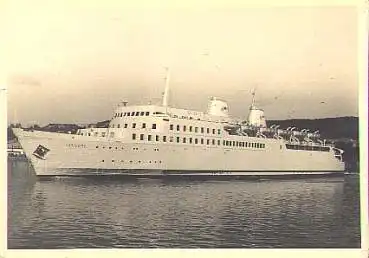 Ostseefähre "Sassnitz" DSR Linie o 2.6.1961