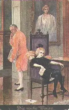 die reiche Weise Künstlerkarte Kind mit Diener o 26.6.1919