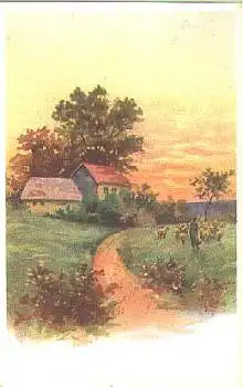 Landschaft Serienkarte 141, o 2.10.1909