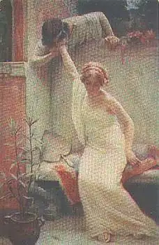 Liebesszene Künstlerkarte H. Daudin, Salon de Paris * ca. 1910