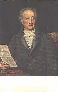 Johann Wolfgang von Goethe Dichter Künstlerkarte J. Stieler *ca. 1910